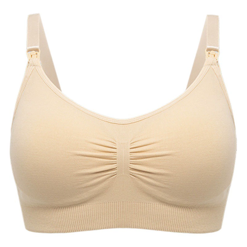 Бюстгальтер для кормления 2025 года, с передней застежкой на пуговицы, в клетку, для беременных и кормящих женщин, без косточек, оптом.