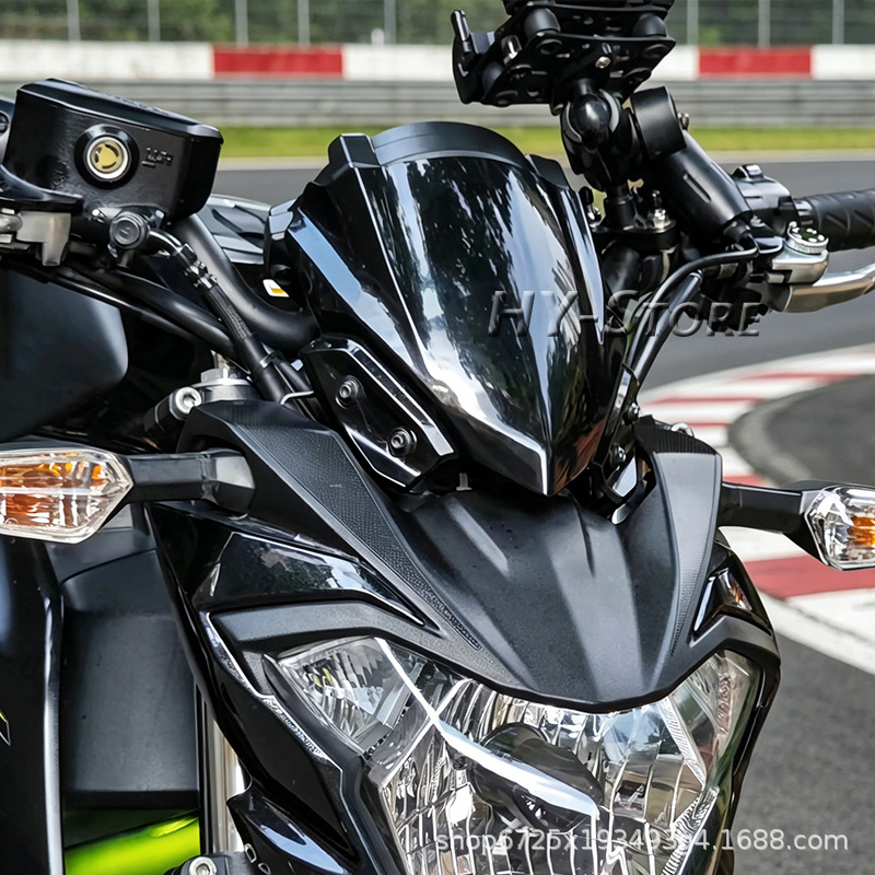 Suitable for Kawasaki Z650 2017-2019 front windshield, windscreen, front wind deflector, modified wind deflector cover