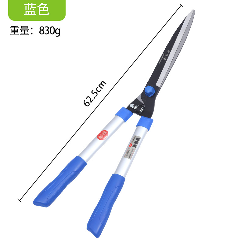 Tijeras de césped de jardín de vid verde Tijeras de acebo Tijeras de aleación de aluminio Fábrica en stock Tijeras de césped de jardín verde