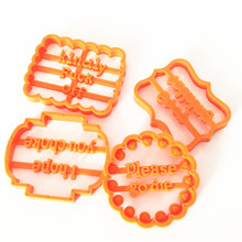 4pcsӢ����ĸף���Z�����ģ�� ���ǵ�������ģ�� DIY�決����