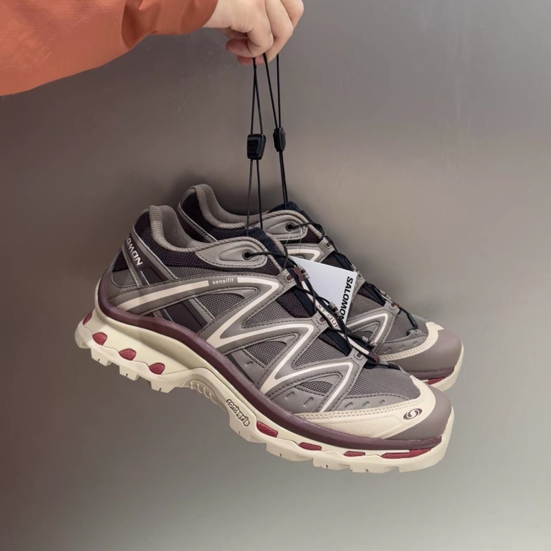 SALOMON 萨洛蒙 XT-QUEST 乌梅子酱 棕黄休闲户外跑鞋 478850|undefined
