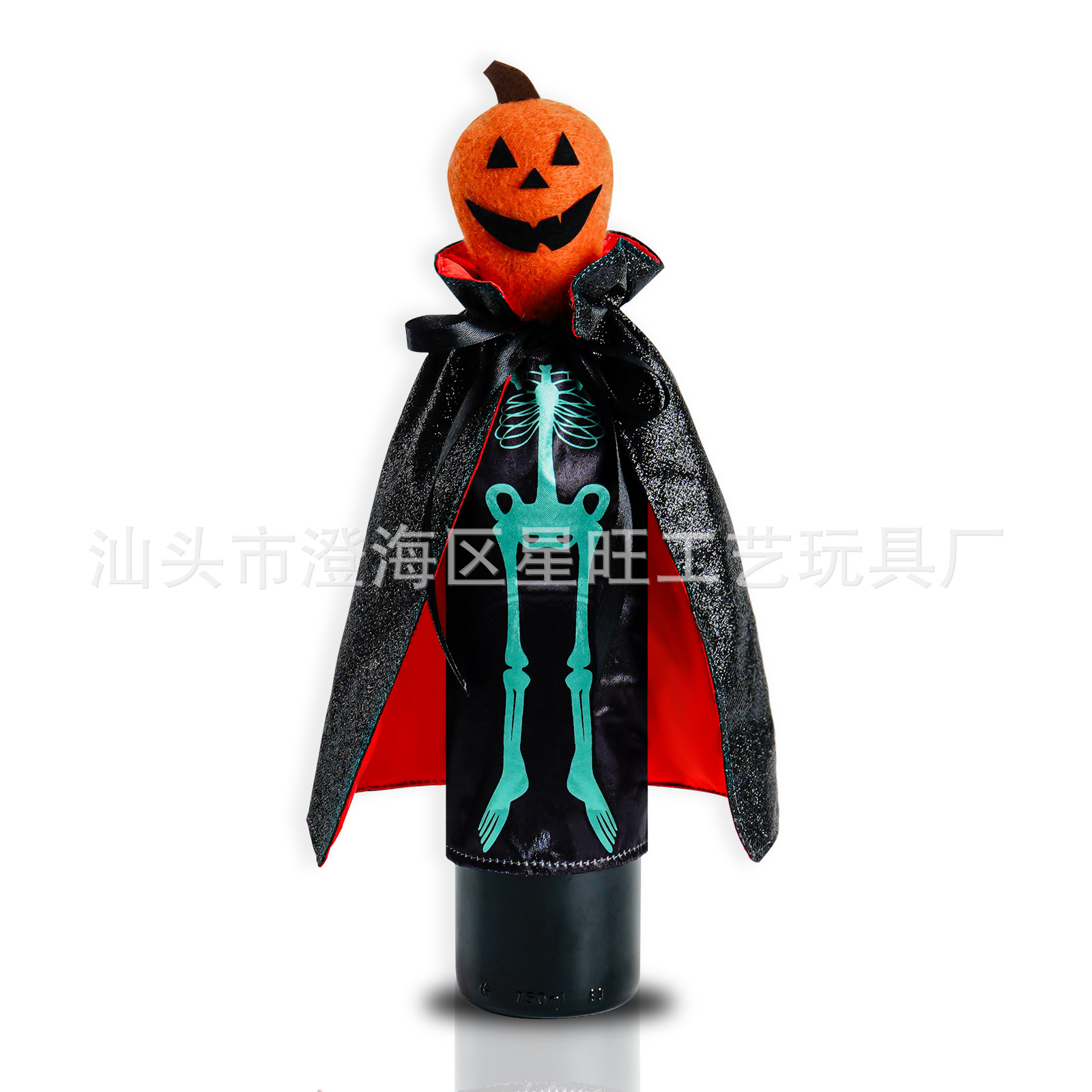 Cubierta de botella de vino personalizada Navidad ambiente festivo cubierta de botella de vino horror Halloween cubierta de botella de vino decoración navideña