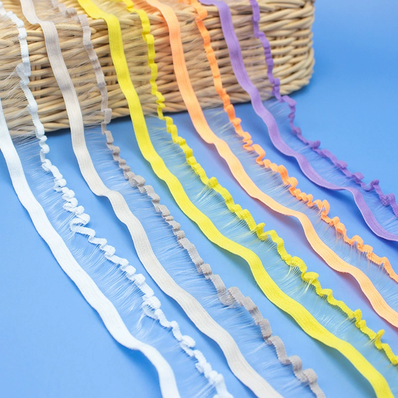 В наличии 1,8/2,3 см нейлоновое нижнее белье эластичная тесьма кружево рыбий шелк грибок прозрачные аксессуары для краев зубов DIY