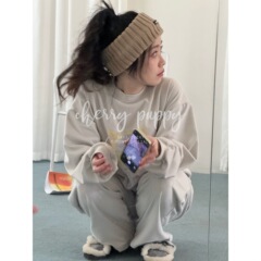 CHERRY PUPPYブーブー家族長袖長ズボンセット