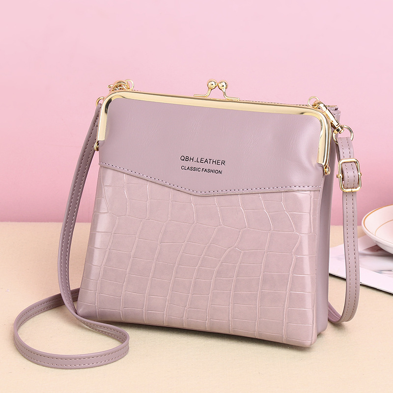 Cartera de Mujer 2025 con Patrón de Cocodrilo, Bolso para Teléfono, Bolso Bandolera Retro de un Solo Hombro, Cartera Larga para Mujer con Diseño Antirrobo