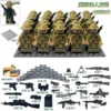 20 British troops/full set of equipment/as shown in the picture