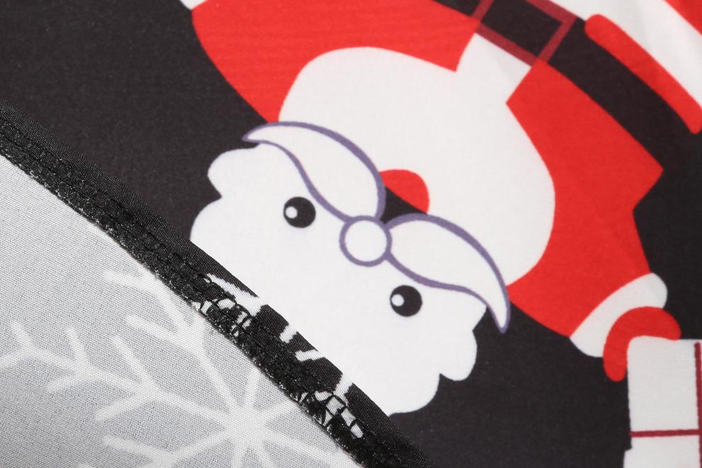 Retro Christmas Printed Dress 9