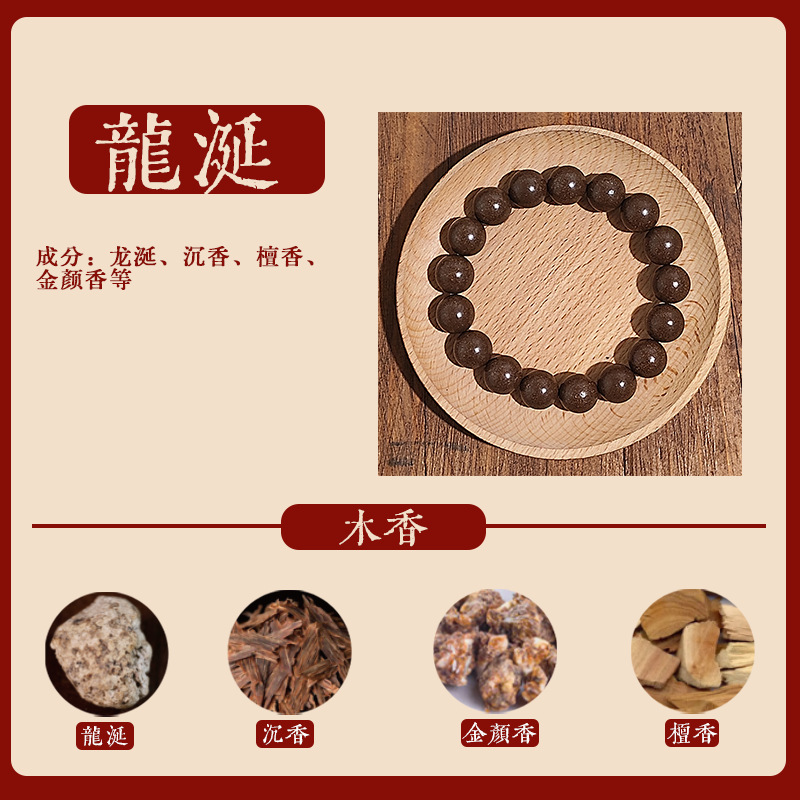直播天然合香珠手工古法药香持久文玩降真香中药手串佛珠|undefined