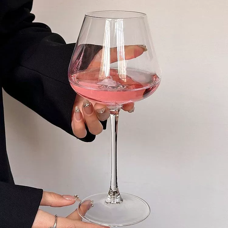 Кристальный большой бокал для вина, чайная чашка