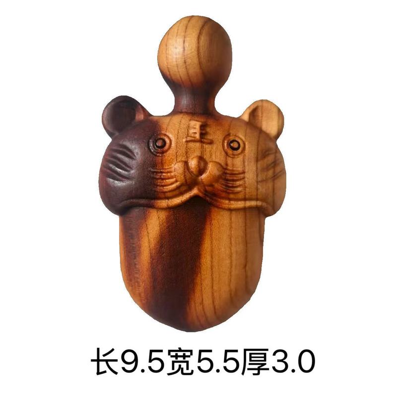 ピーチウッド虎頭剣純粋な小さな剣ペンダントペンダントベビーベビーキー手作り無垢材尚方剣|undefined