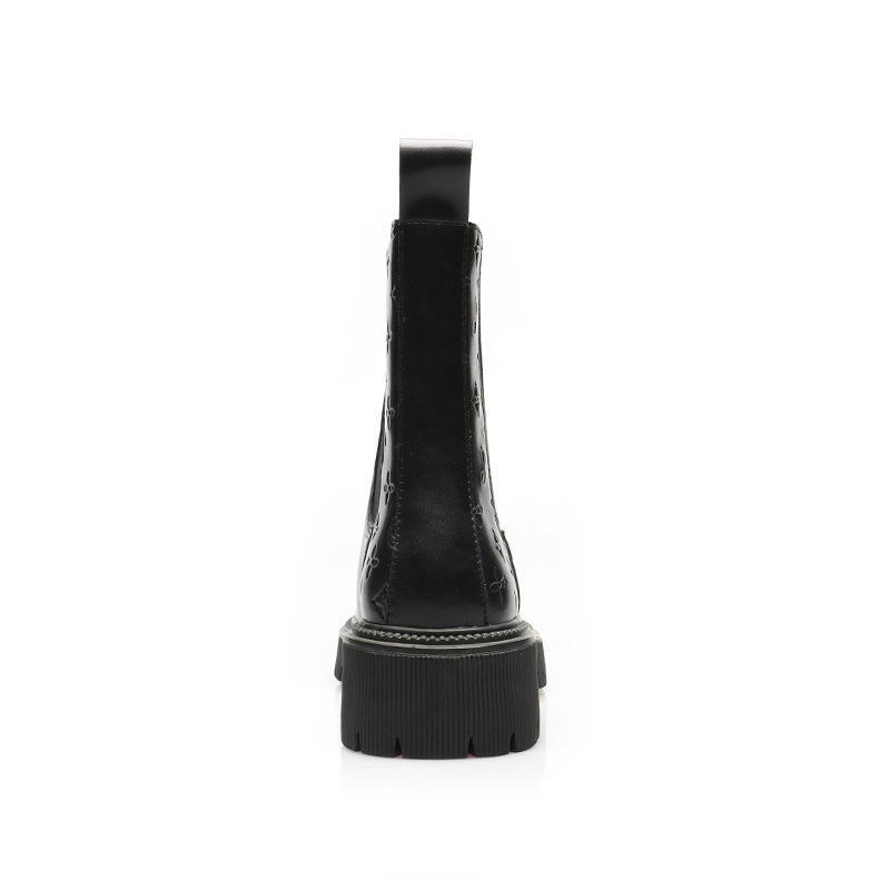 Martens, elastic fashionable boots, universal chelsea