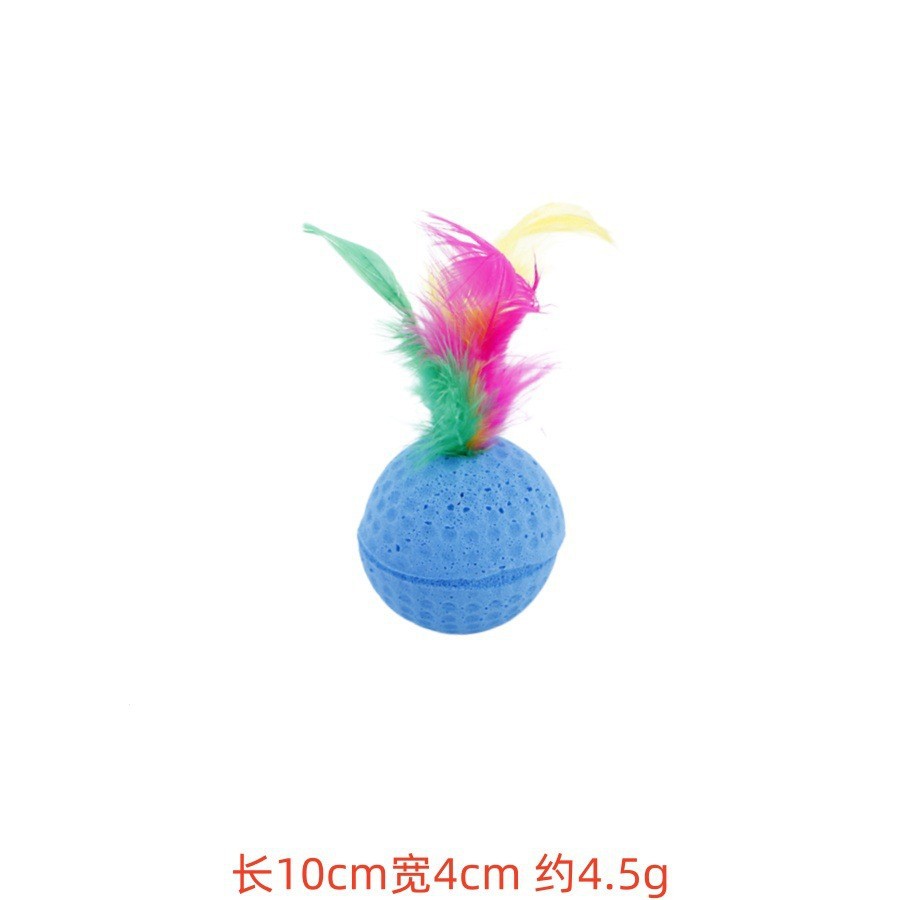 파란색 깃털 폼볼