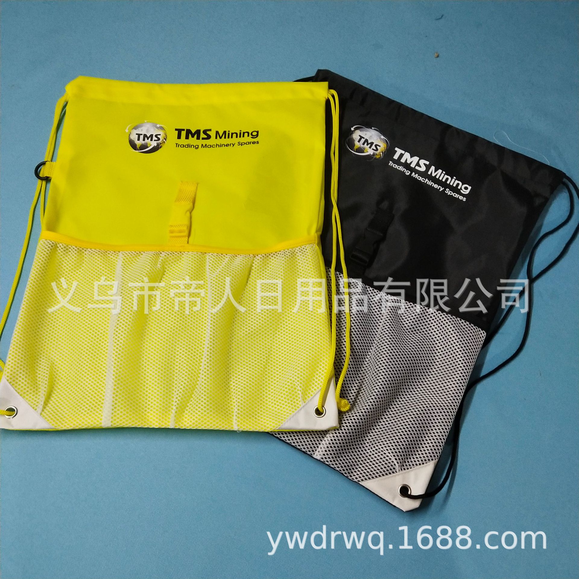 牛津布束口袋可印logo广告抽绳 双肩拉绳束口袋收纳袋抽绳袋