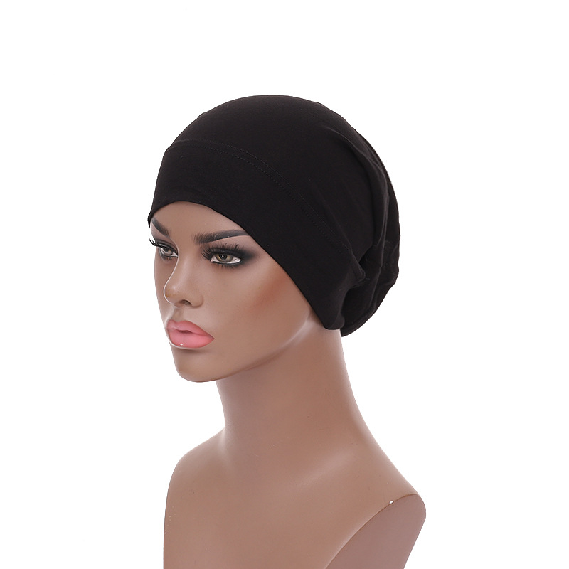 Muslimischer Hut, mehrfarbig, elastische Kappe aus merzerisierter Baumwolle_voghion.com