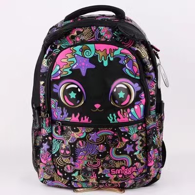 Australia smiggle bolsas escolares grandes estudiantes de primaria mochila para hombres y mujeres KT Steely sirena caricatura de gran capacidad