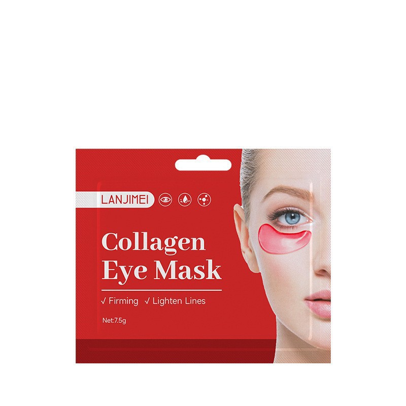 Mascarilla de ojos transfronteriza de colágeno y oro, parche hidratante para ojos con diseño de mariposa, fabricante mayorista para comercio exterior