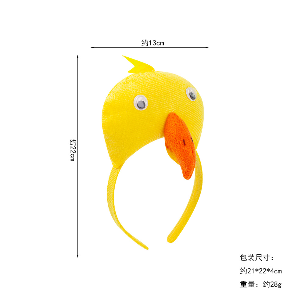 Diademas de animales de Halloween, accesorios para actuaciones infantiles, diademas de pingüino pequeño, diademas de pájaro, loro, búho, golondrina image 12