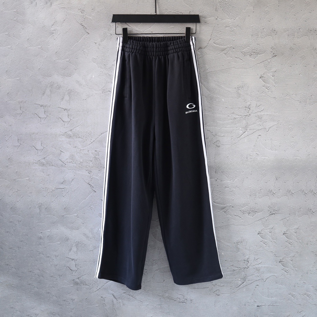 Paris B Brand Cross-Border Ceiling Autumn and Winter New Five-Bar 6B Embroidered Casual Sweatpants Unisex One Piece