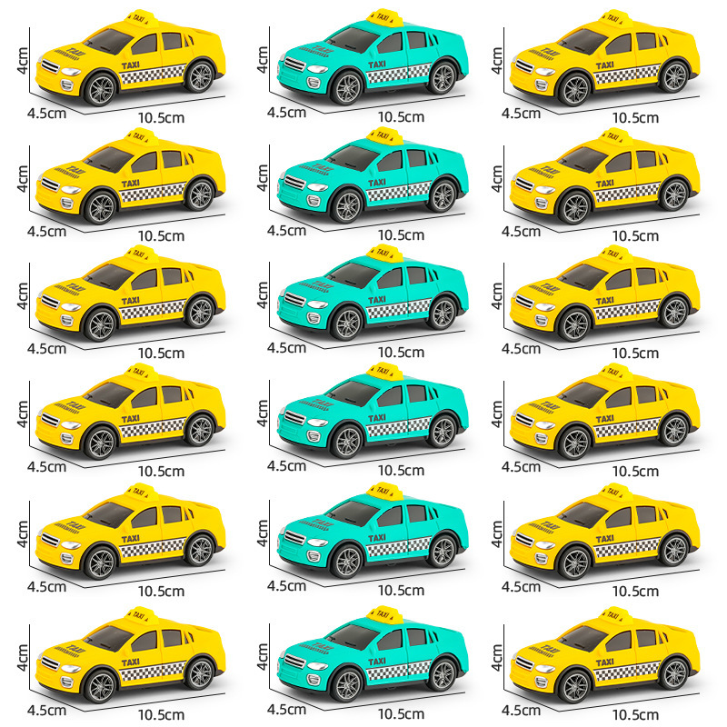 Dropshipping Small Toy Cars, Educational Toy Cars, Realistic Inertia Toy Cars, Cartoon Taxis, Night Market Stall Toys