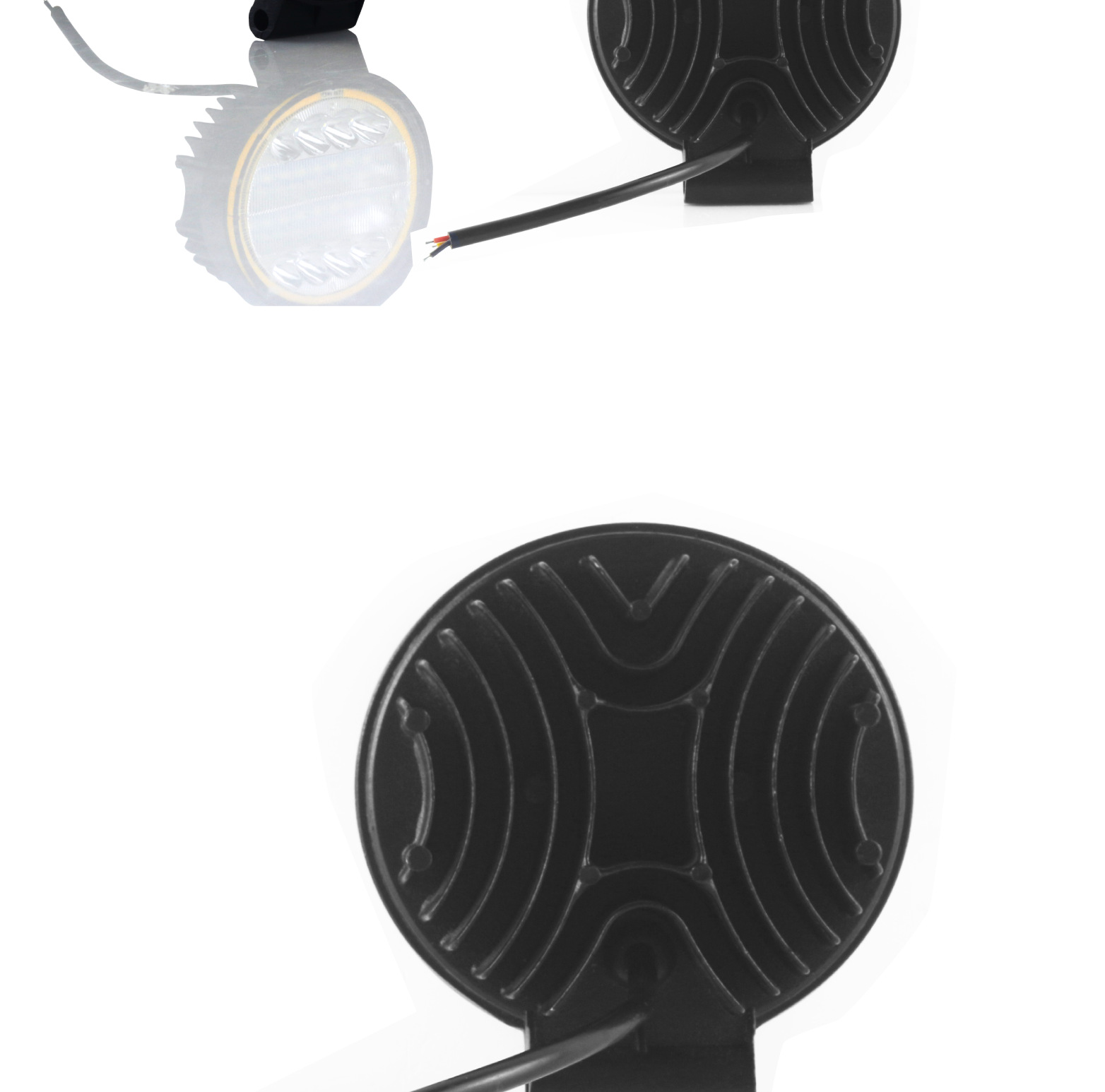 Car Headlight 72W with Aperture Work Light Led Car Light Off-Road Vehicle Modified Headlight Super Bright