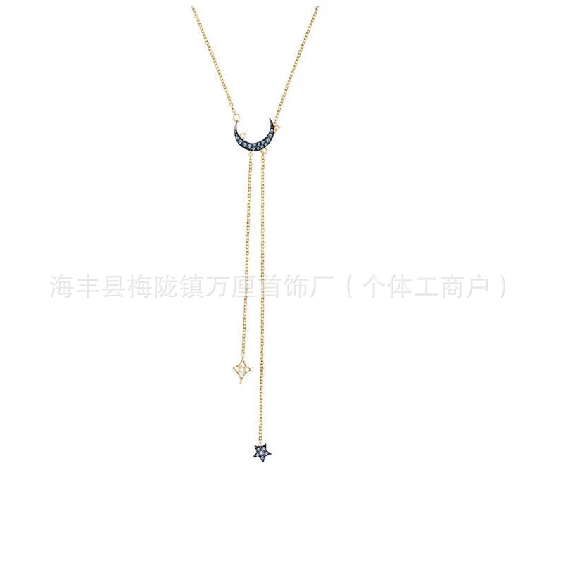 Y型星月长款【玫瑰金色】