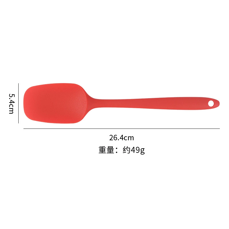 Silicone big scraper, cream mixing stick, (Physicals)