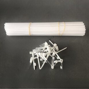 Windmill Pole Accessories Hand-Held Hollow Pole Inserted into the Ground Solid Pole Outdoor Hanging Wire Rope Set Windmill String Fixing Buckle