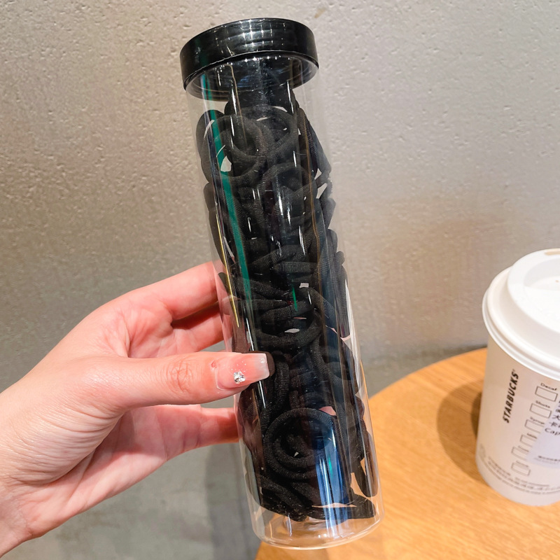 2025 nuevo estilo simple y versátil banda para el cabello sin costuras diadema duradera y de alta elasticidad que no daña el cabello coleta gruesa cuerda para el cabello sombreros