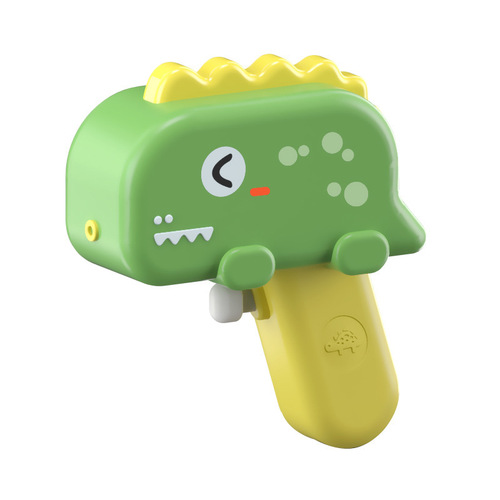 Cross-border summer geometric mini cartoon dinosaur water gun outdoor beach water spray toy gun wholesale one-time dropshipping