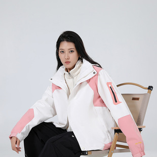 2024 autumn and winter new assault clothing men's and women's three-in-one two-piece fleece-lined thickened lovers outdoor mountaineering ski clothing