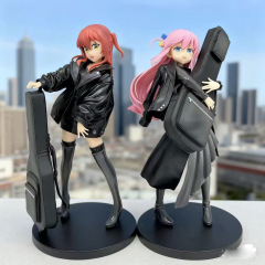 跨境新品 站姿手办 孤独摇滚吉他 二次元美少女动漫潮玩模型摆件