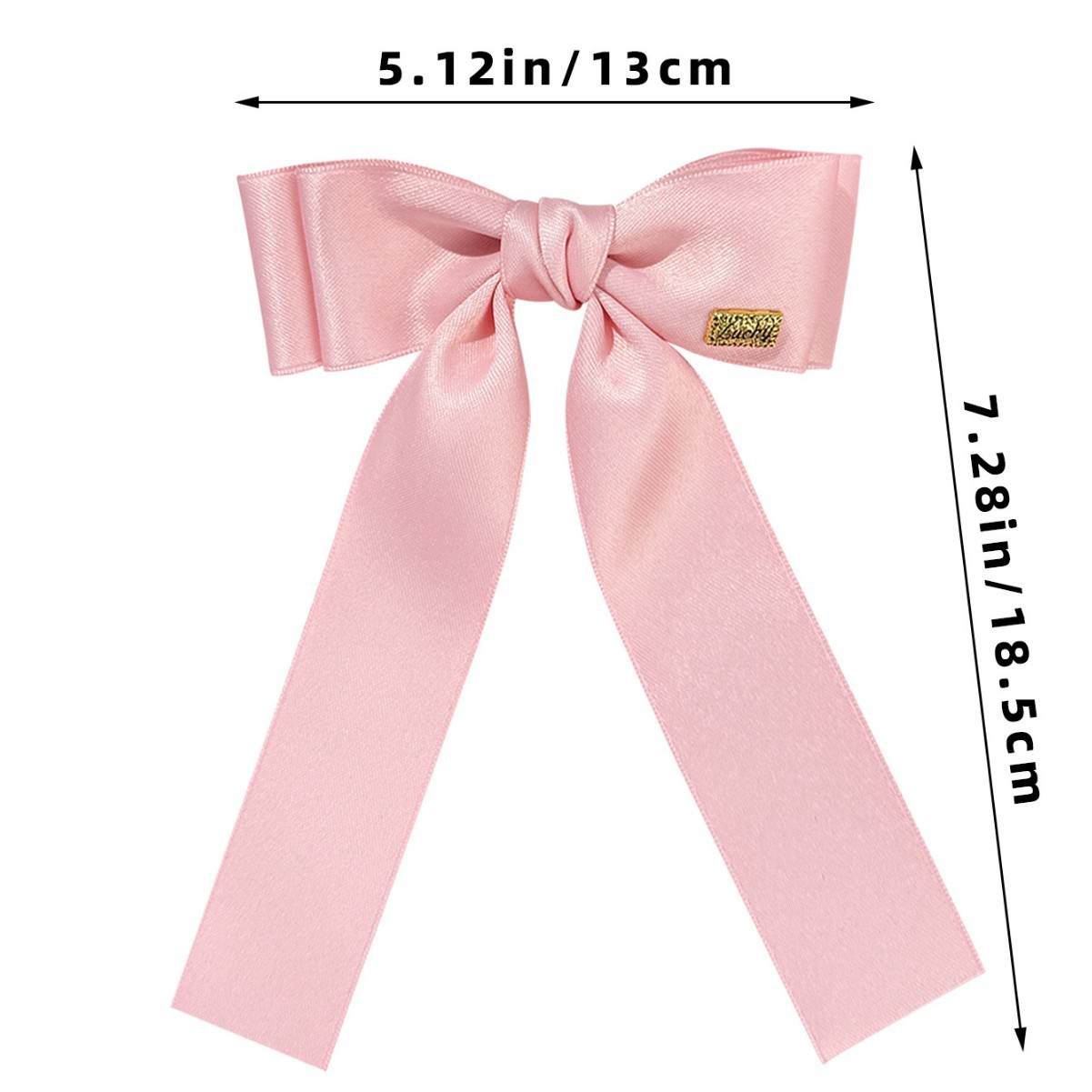 14g Weight Hair Clip Hair Accessories Type Princess Sweet Women's Bow Knot Ribbon Hair Clip