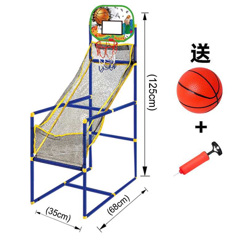 Factory Direct Sales Children's Double Basketball Shooting Machine Detachable Basketball Hoop Indoor and Outdoor Boys' Sports Toys Amazon Cross-Border