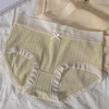 Japanese cotton underwear, trousers with bow, summer breathable comfortable pants