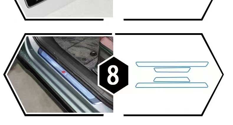 Suitable for 26 Models of Audi A6L Navigation Screen Interior Film, Interior Protective Film, Center Console Gear Tpu Film Modification Decoration