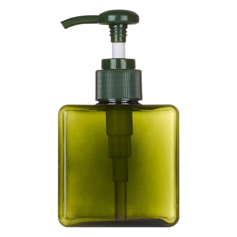 250ml loción de baño desinfectante de manos champú prensa PETG botella cosmética cuadrada botella de loción de sub-embalaje