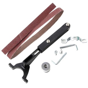 Angle grinder modified belt grinder 100 type angle grinder modified belt grinder bracket derusting polishing mini belt grinder