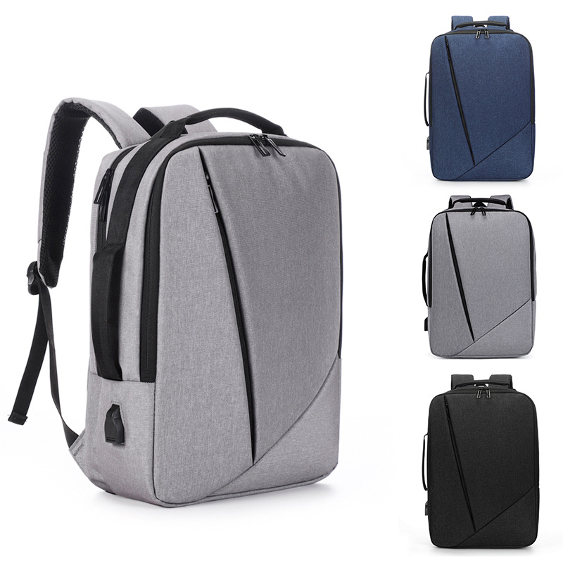 Nouveau sac à dos de vente chaude pour hommes sac d'ordinateur de grande capacité chargeur USB sac à dos de transport d'affaires léger et réduisant la charge sac à dos étudiant_voghion.com