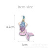 Cartoon animal model marine series acrylic tablet clip clip clip -ear earrings accessories accessories, 1YC42255