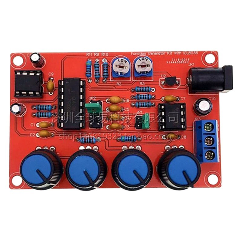 XR2206 Модернизированная версия ICL8038 многофункциональный генератор низкочастотных сигналов DIY комплект запасных частей с оболочкой