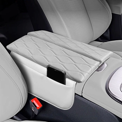 Suitable for Xiaomi Su7 Central Armrest box pad - xiaomi-galaxy-gray