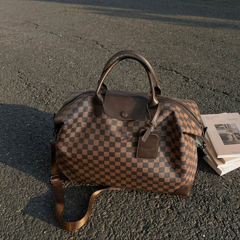 Short-Distance Travel Bag for Women, Large-Capacity Portable Boston Bag, 2026 Spring and Summer Commuter Crossbody Maternity Luggage Gym Bag
