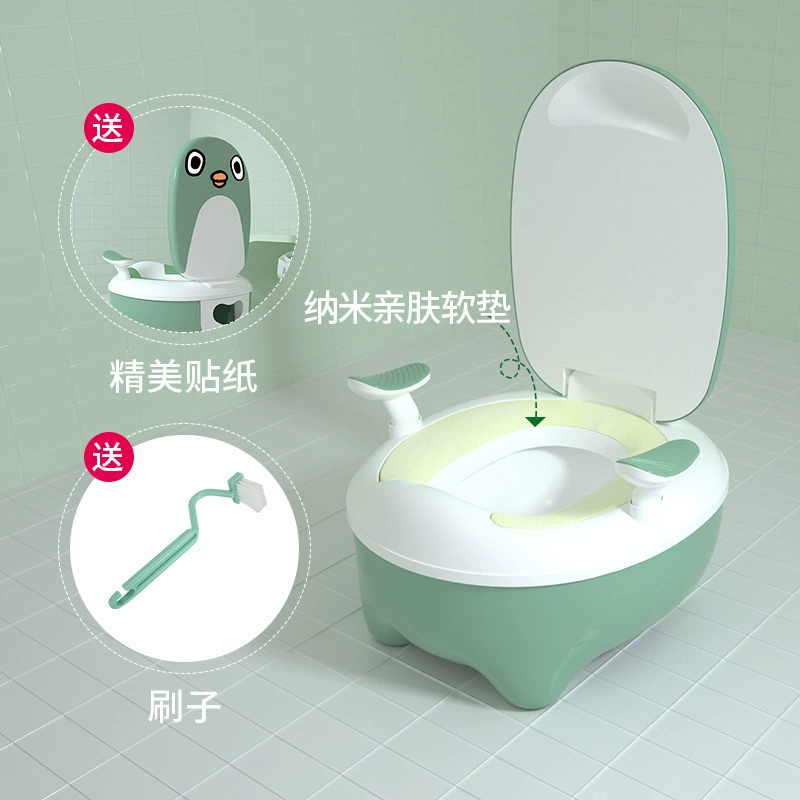 Cute children's toilet for boys for training
