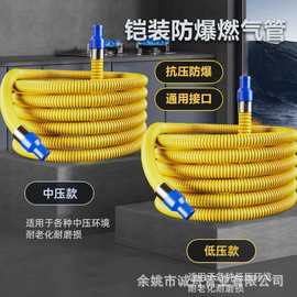 燃气管煤气管液化气管波纹软管铜头煤气管新国标44017标准
