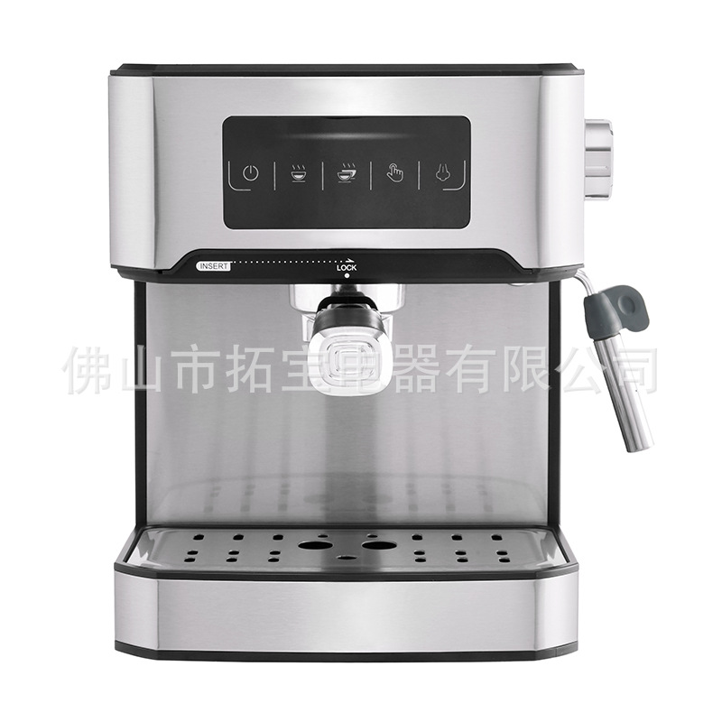 Máquina de café para el hogar semiautomática presión de goteo italiano vapor pequeña pantalla LED concentrada