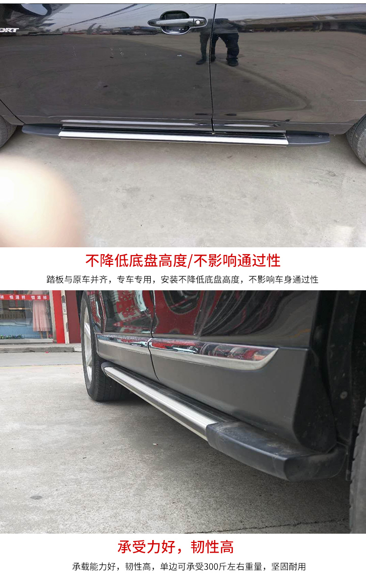 Suitable for 2009-2019 Highlander footrest welcome modification
