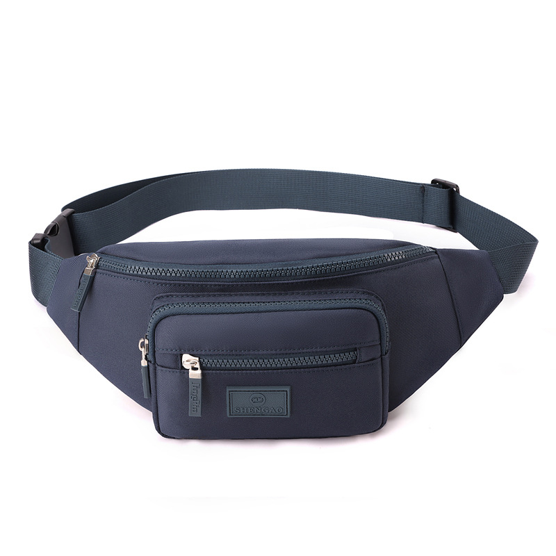 Casual bolso de cintura de mujer nuevo bolso de tela de nylon bolso de cambio de caja bolsa de pecho de bicicleta ligera