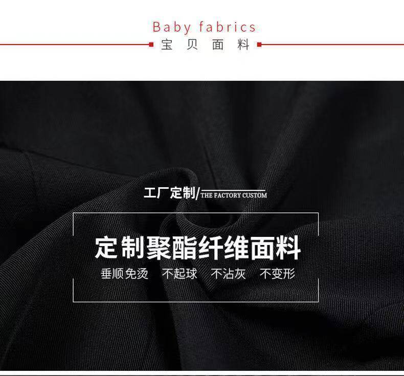 Áo vest nữ dáng rộng cổ vest tay dài phong cách thanh lịch — Tính khí đen chi tiết 5