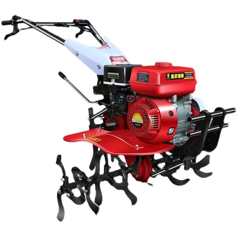 2025 nuevo tipo de micro-cultivador de gasolina diesel pequeño multifuncional rotativo doméstico para mover el suelo suelto cultivador de zanja