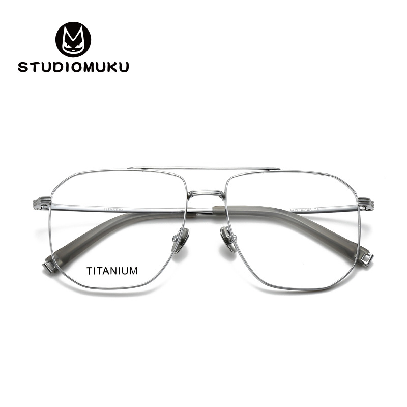 STUDIOMUKU GAS COOLES FLYING DOUBLE BEAMS DESIGN, el marco de gafas ideal para hombres con cara grande y hardcore.